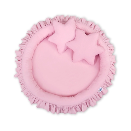 Babynestchen Spielnestchen Rüschen Nestchen Eco Fillball - rosa